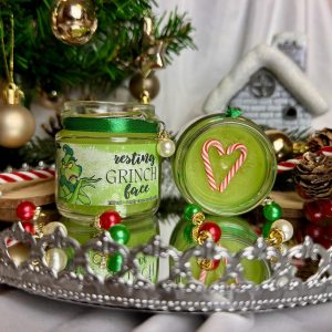 Resting Grinch face gyertya