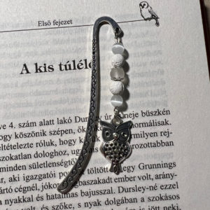 Bagoly fém könyvjelző