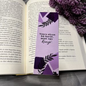 Nincs olyan hű barát… papír könyvjelző