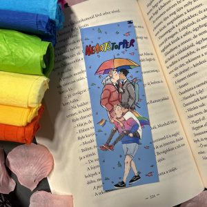 Heartstopper papír könyvjelző