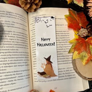 Happy Halloween papír könyvjelző
