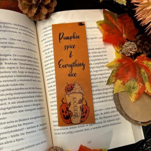 Pumpkin spice papír könyvjelző