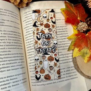 Trick or treat? papír könyvjelző