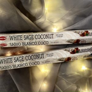 HEM White Sage Coconut (Fehér Zsálya-Kókusz) füstölő
