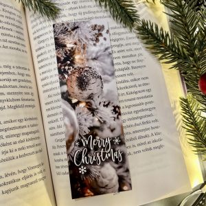 Merry Christmas papír könyvjelző