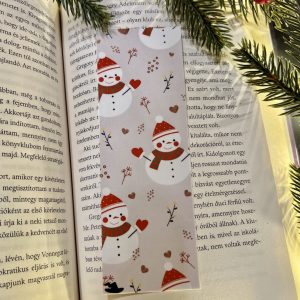 Snowman papír könyvjelző