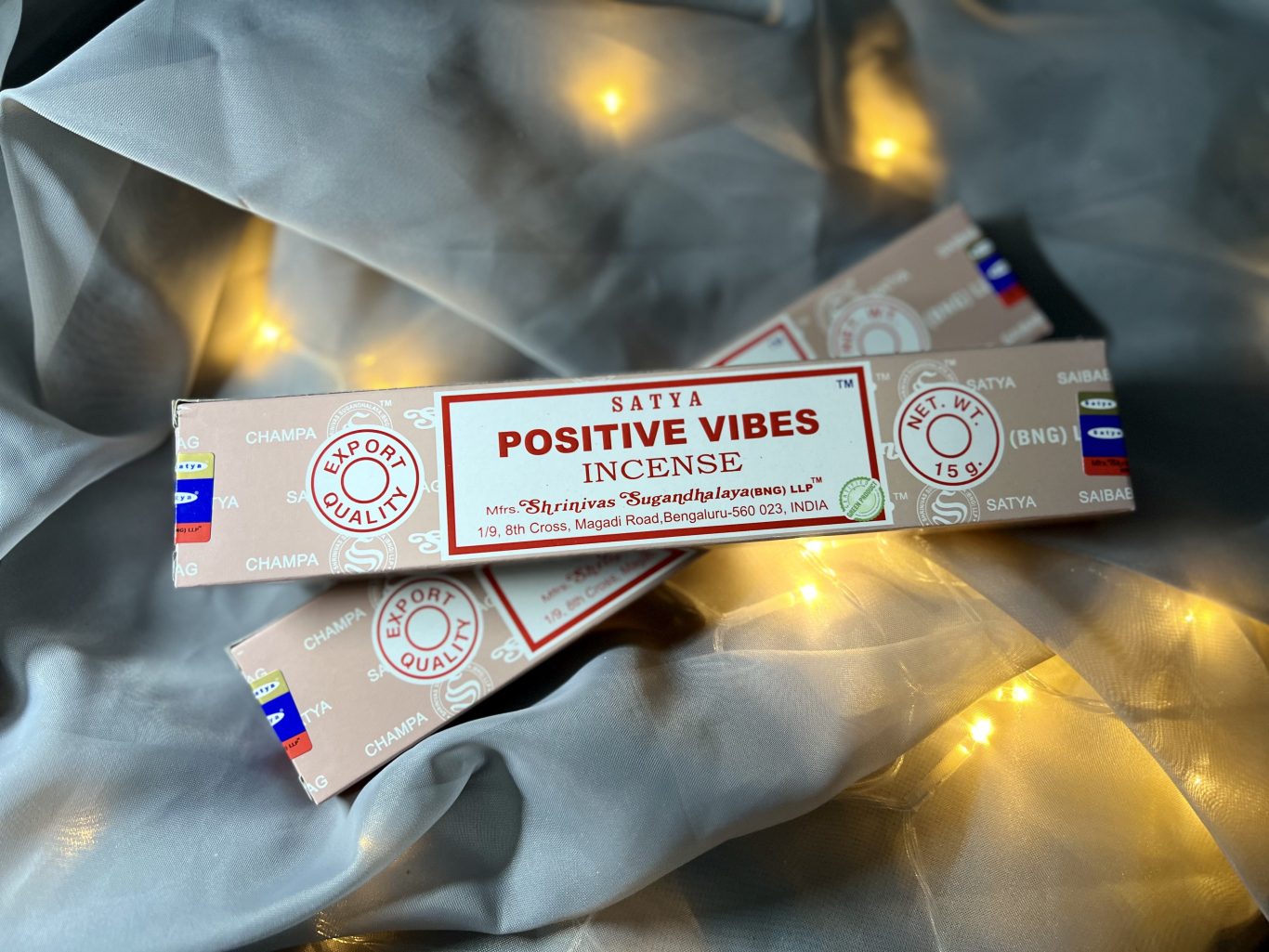 Satya Positive vibes füstölő 1 Satya Positive vibes füstölő