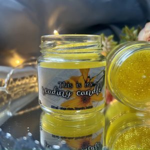 This is my reading candle gyertya