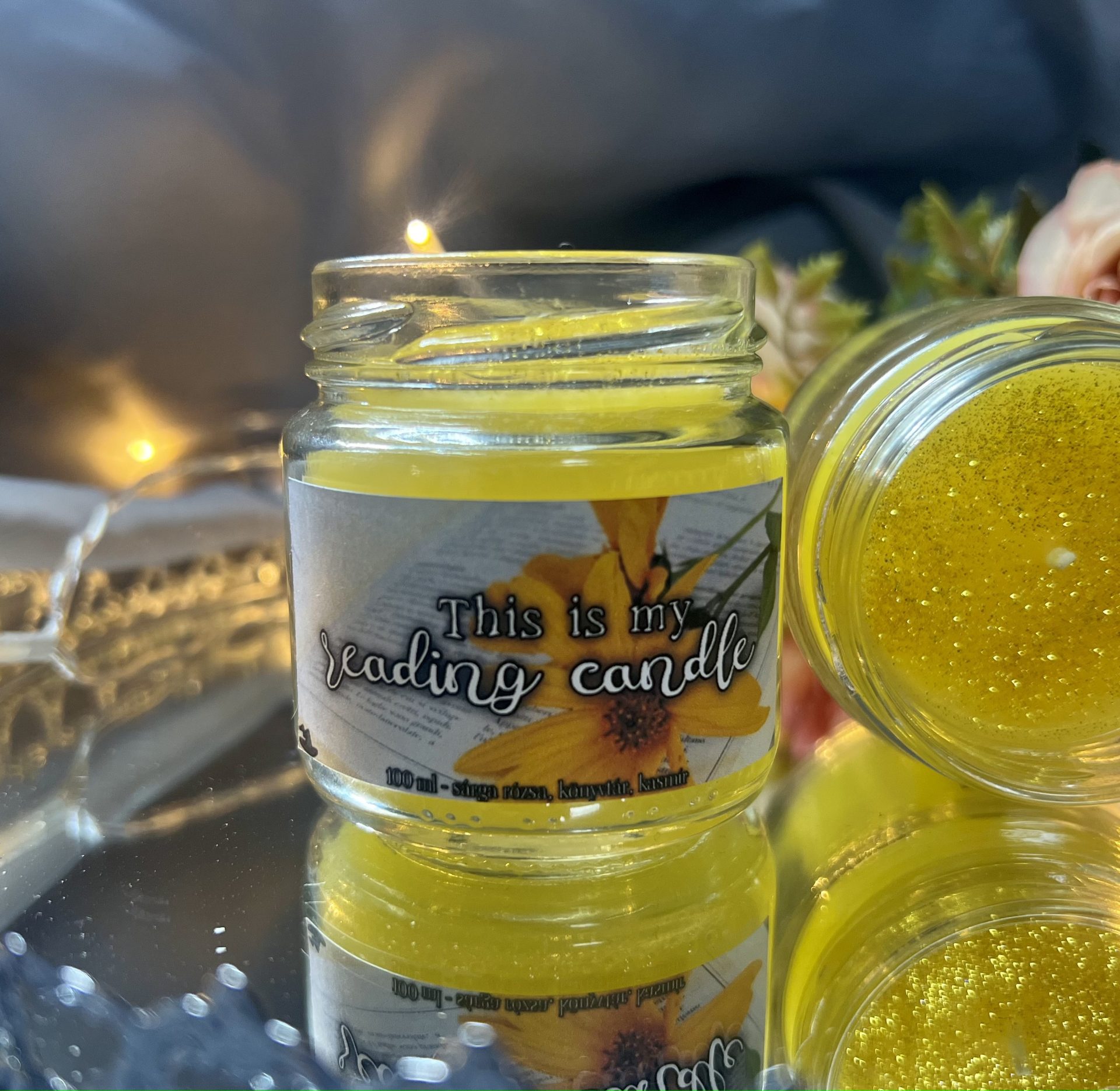 This is my reading candle gyertya 1 This is my reading candle gyertya