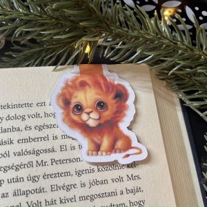Oroszlán mágneses könyvjelző