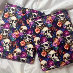 Gothic skulls könyvtok