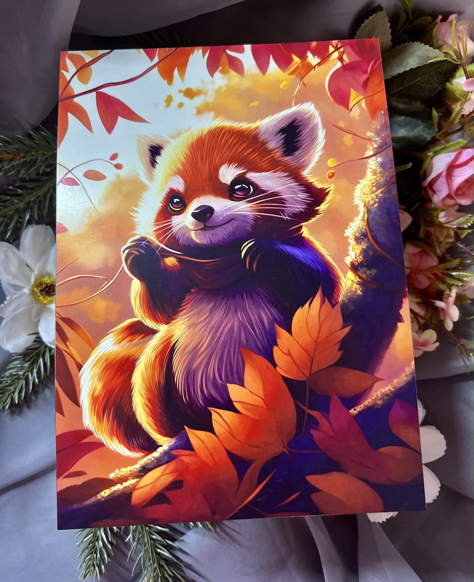 Vörös panda print 1 Vörös panda print