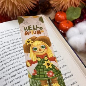 Hello Autumn papír könyvjelző