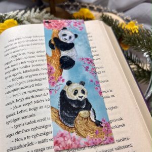 Panda papír könyvjelző