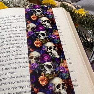 Gothic skulls papír könyvjelző