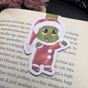 Baby Grinch - Santa mágneses könyvjelző