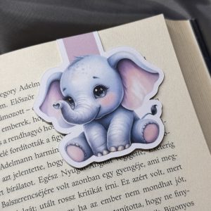 Kiselefánt mágneses könyvjelző