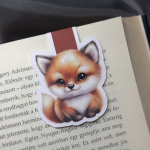 Róka mágneses könyvjelző