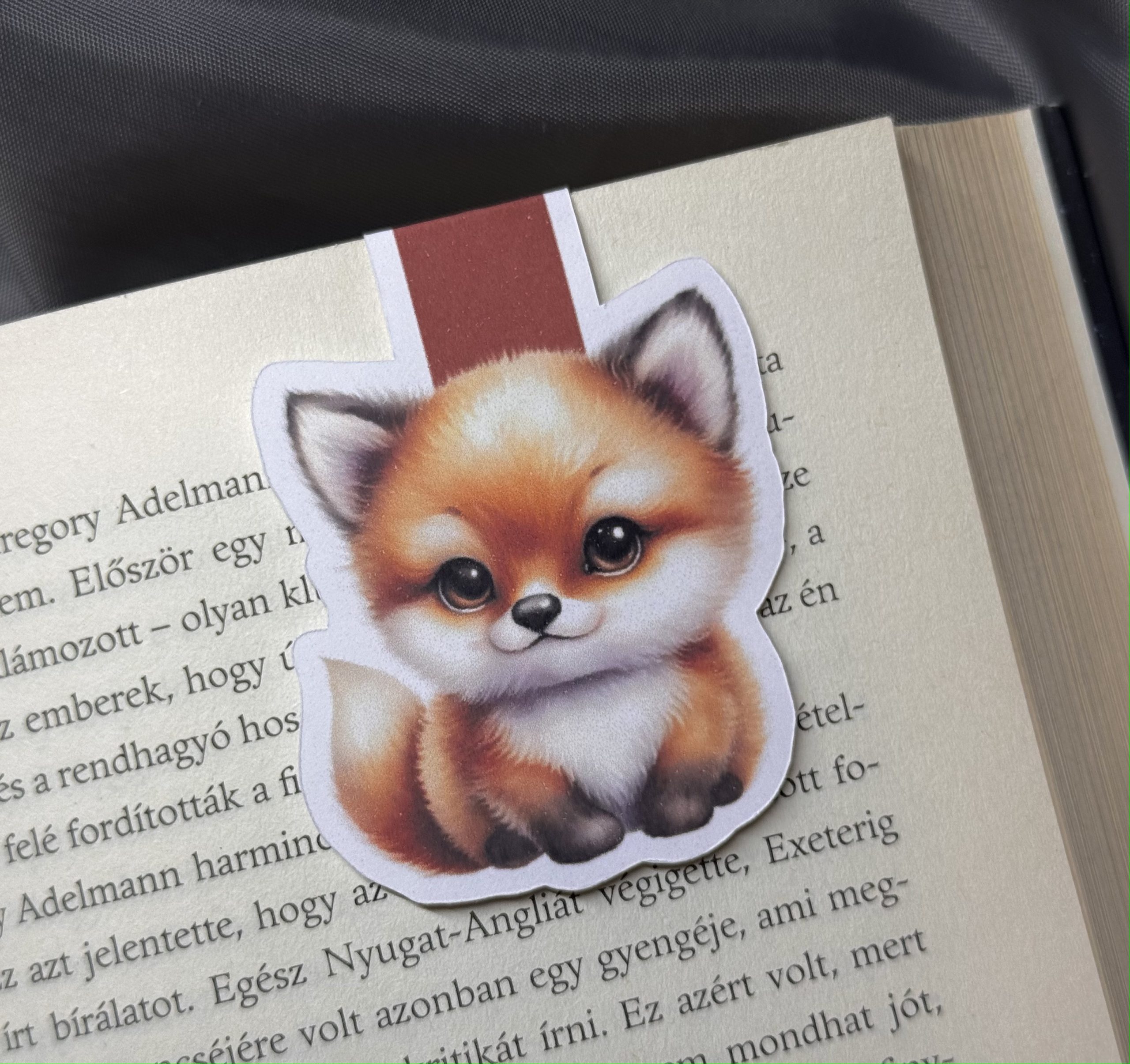 Róka mágneses könyvjelző 1 Róka mágneses könyvjelző