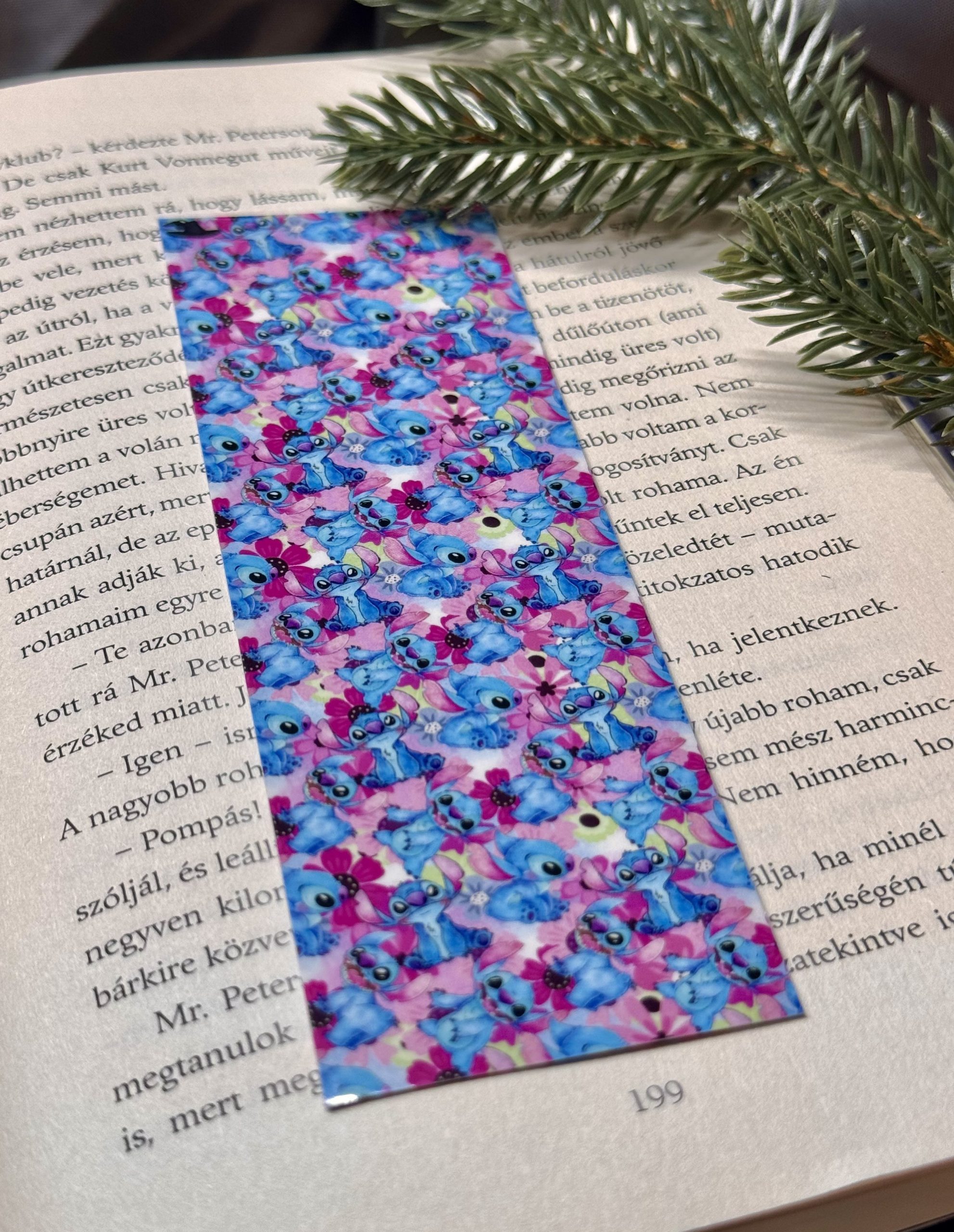 Stitch papír könyvjelző 1 Stitch papír könyvjelző