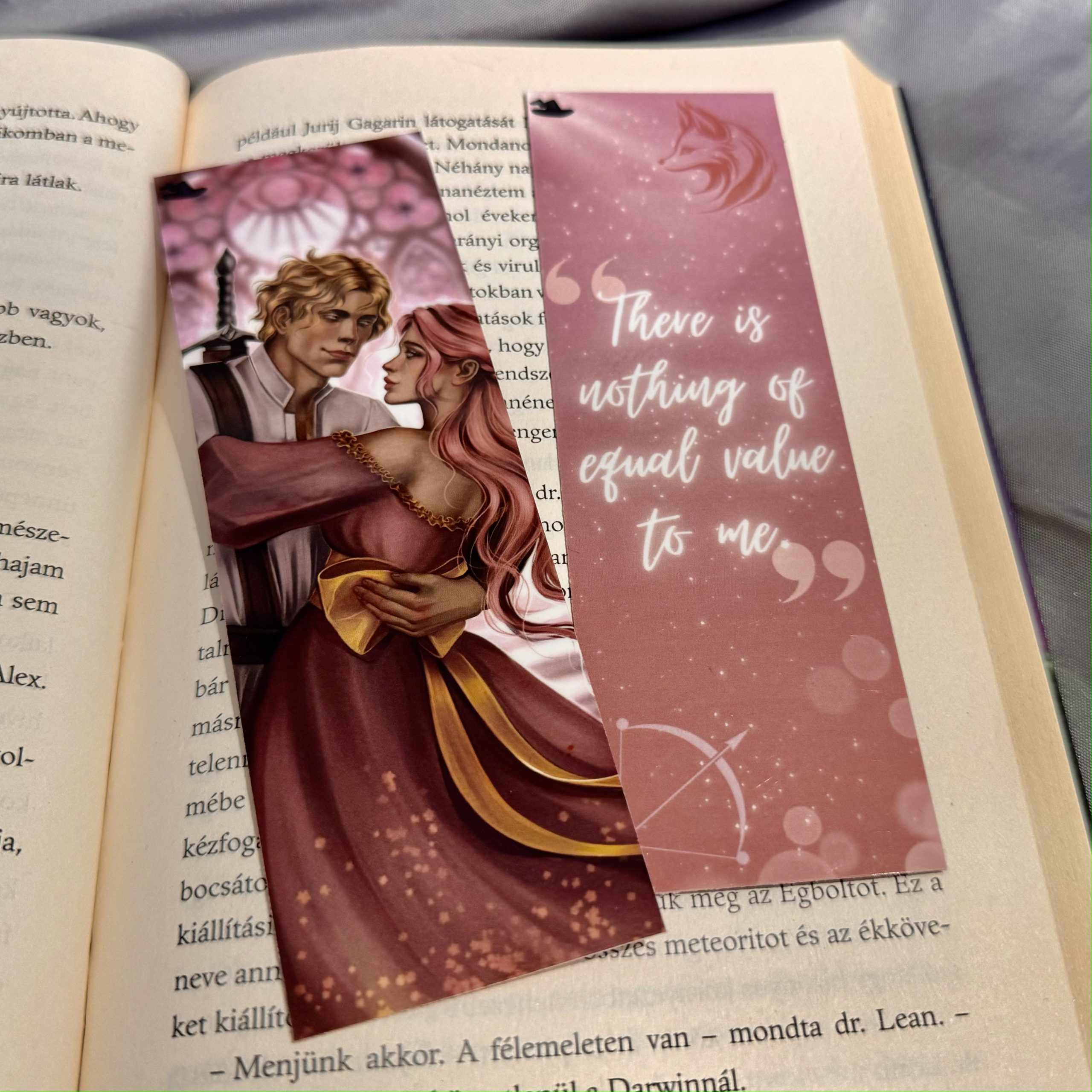 Evangeline és Jacks papír könyvjelző 1 Evangeline és Jacks papír könyvjelző