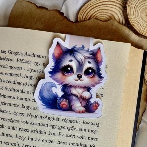 Baby farkas mágneses könyvjelző