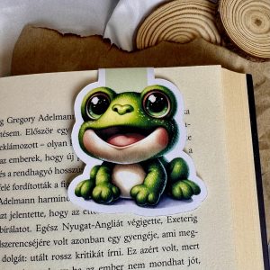 Béka mágneses könyvjelző
