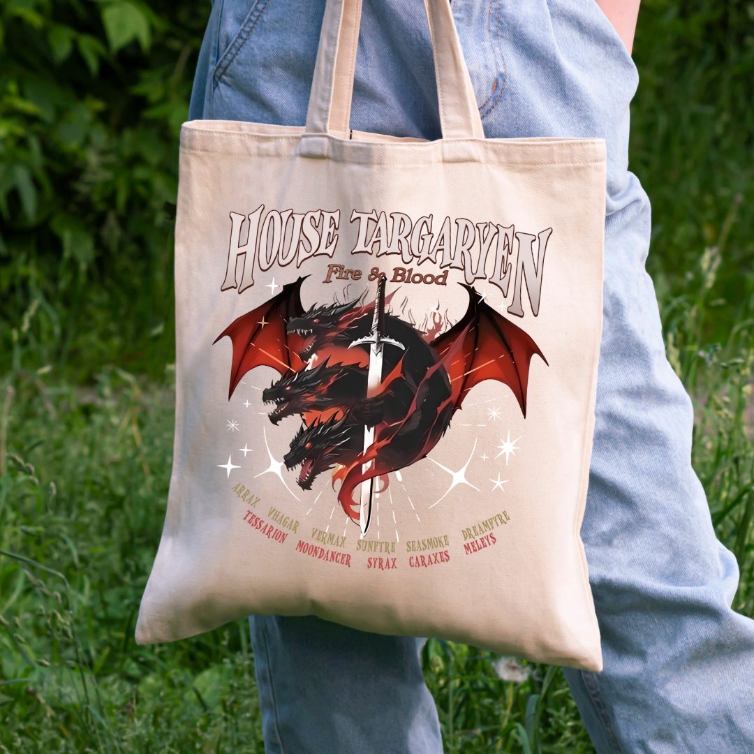 House Targaryen vászontáska 2 House Targaryen vászontáska - Image 2