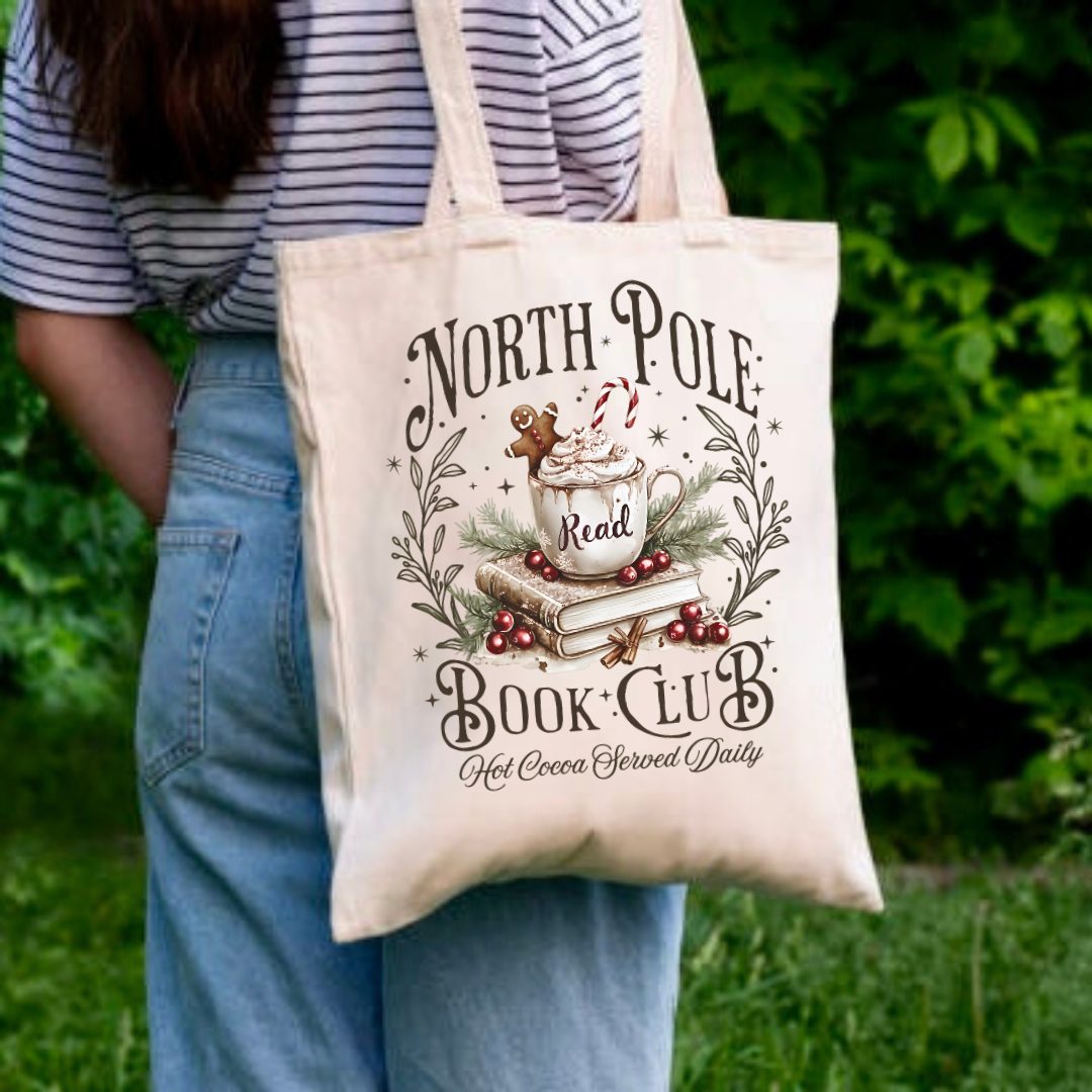 North Pole book club vászontáska 1 North Pole book club vászontáska