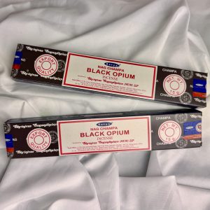Satya Black Opium/Fekete ópium füstölő
