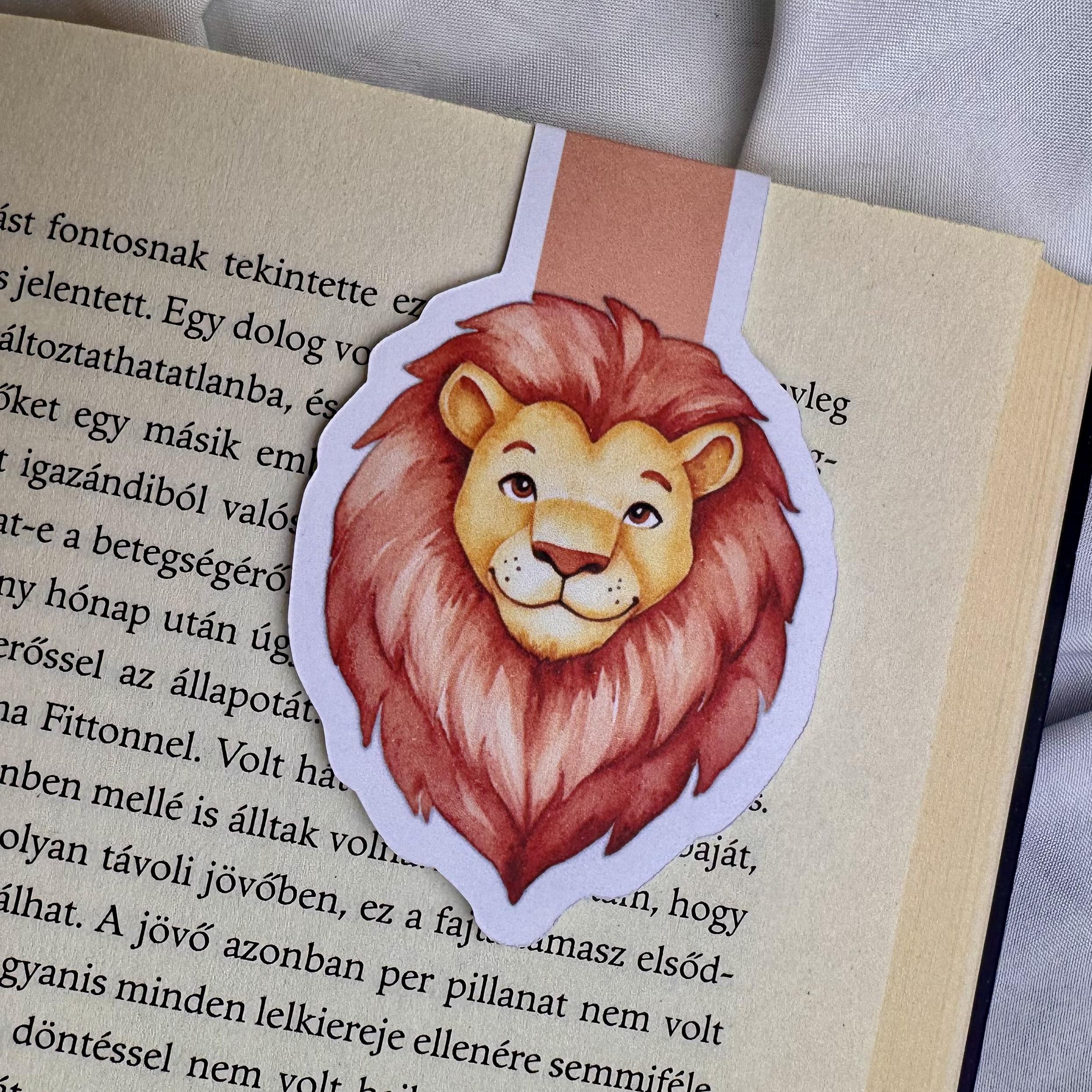 Lion mágneses könyvjelző 1 Lion mágneses könyvjelző