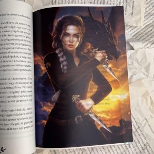 Violet Sorrengail page overlay - áttetsző print