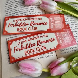 Forbidden Romance Book Club papír könyvjelző
