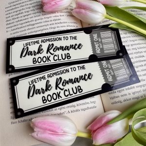 Dark Romance Book Club papír könyvjelző