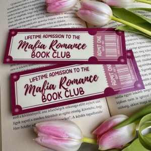 Mafia Romance Book Club papír könyvjelző
