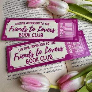 Friends to Lovers Book Club papír könyvjelző
