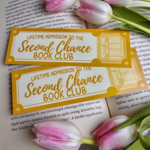 Second Chance Book Club papír könyvjelző
