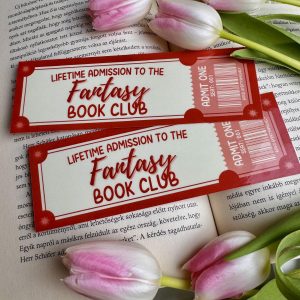 Fantasy Book Club papír könyvjelző