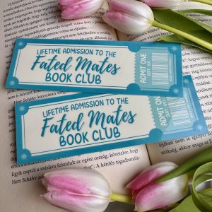 Fated Mates Book Club papír könyvjelző