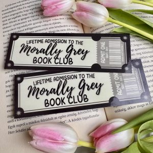Morally Grey Book Club papír könyvjelző