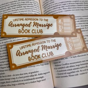 Arranged Marrige book club papír könyvjelző