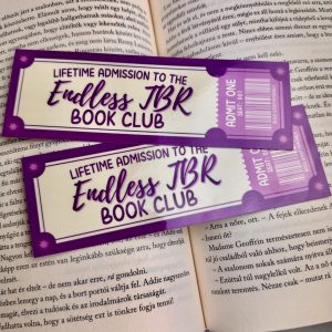 Endless TBR book club papír könyvjelző