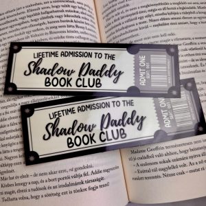 Shadow Daddy book club papír könyvjelző
