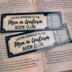 Men in Uniform book club papír könyvjelző