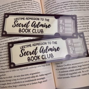 Secret Admire book club papír könyvjelző