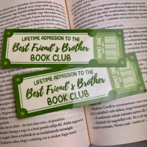 Best Friend’s Brother book club papír könyvjelző