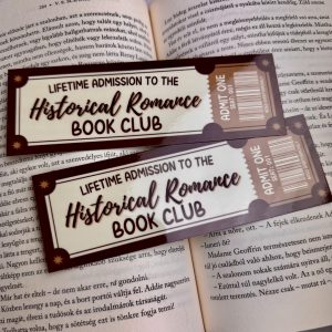 Historical Romance book club papír könyvjelző