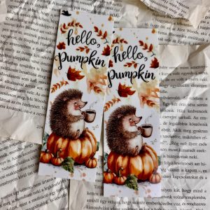 Hello, Pumpkin papír könyvjelző