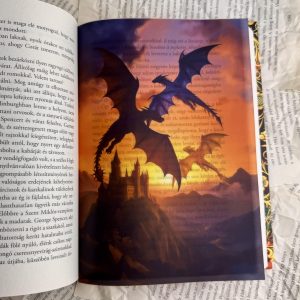 The Dragons - Fourth Wing page overlay - áttetsző print