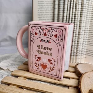 I love books könyv alakú bögre